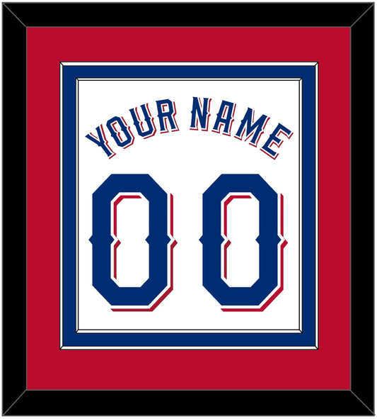 Texas Name & Number - Home White (2020-2023) - Signature Tier 4