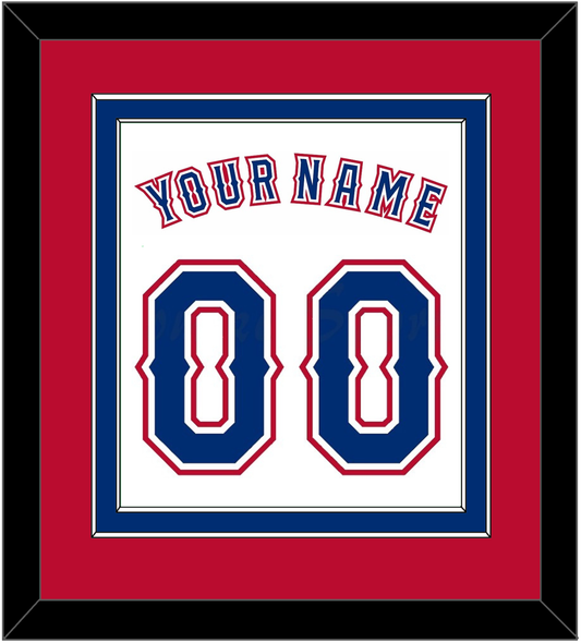 Texas Name & Number - Home White (2016-2019) - Signature Tier 4
