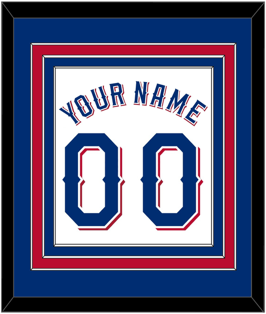 Texas Name & Number - Home White (2020-2023) - Premier Tier 2