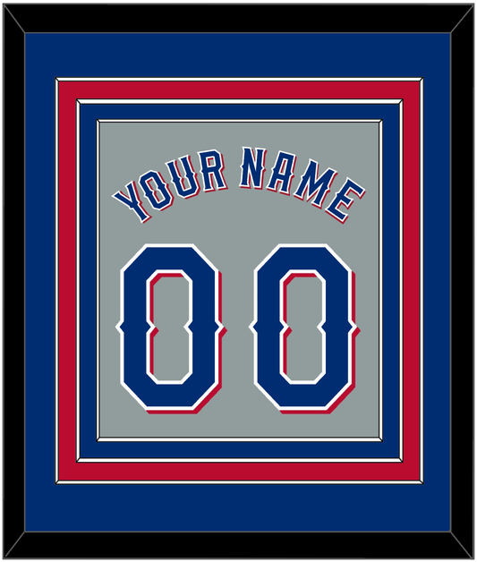 Texas Name & Number - Road Gray (2020-2023) - Premier Tier 2