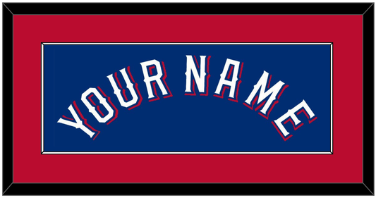 Texas Name - Alternate Blue - Essential Tier 2