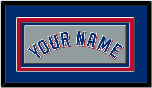 Texas Name - Road Gray (2020-2023) - Premier Tier 2