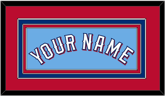 Texas Name - Alternate Powder Blue (2020-2023) - Premier Tier 3