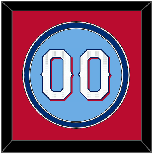 Texas Number - Alternate Powder Blue - Signature Tier 4