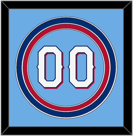 Texas Number - Alternate Powder Blue - Premier Tier 2