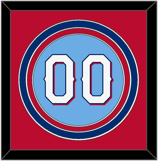 Texas Number - Alternate Powder Blue - Premier Tier 4