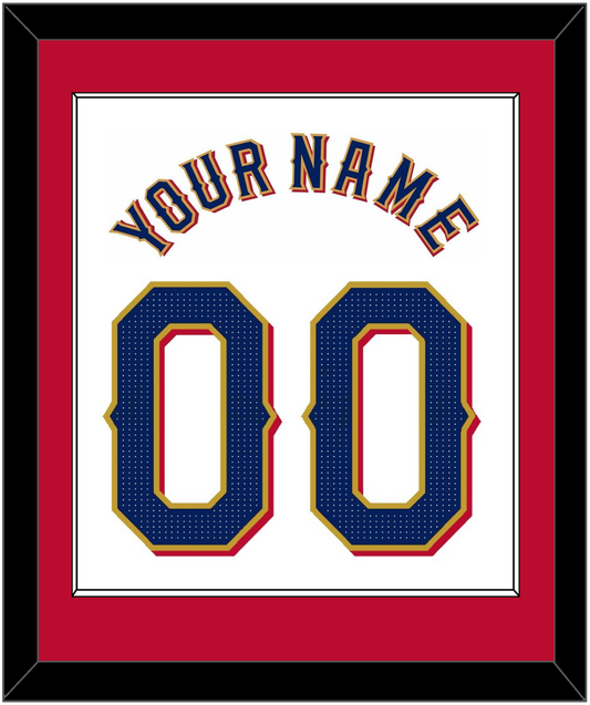 Texas Name & Number - Home White - Essential Tier 2