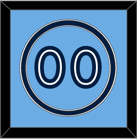 Toronto Number - Alternate Light Blue - Signature Tier 2