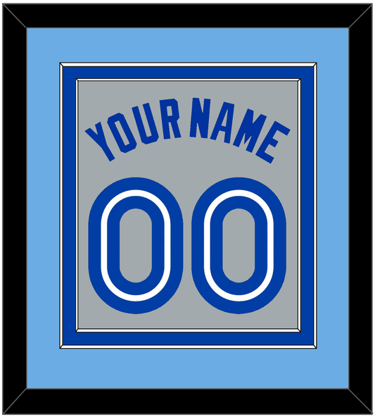 Toronto Name & Number - Road Gray (1989-1996) - Signature Tier 3