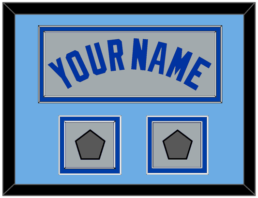 Toronto Name & 2 World Series Patches - Road Gray (1989-1996) - Signature Tier 5