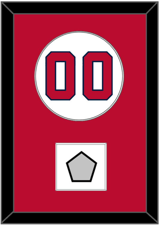 Washington Number & World Series Jersey Patch - Home White - Essential Tier 1