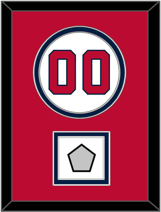 Washington Number & World Series Jersey Patch - Home White - Signature Tier 3