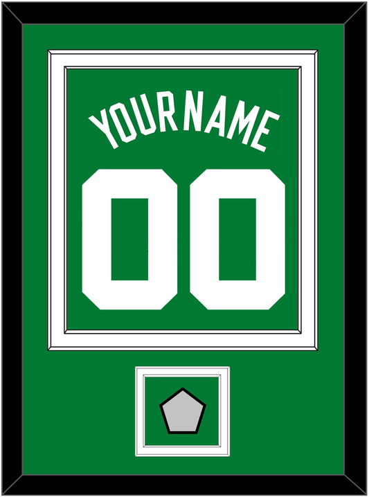 Boston Name & Number With Champions Patch - Road Green (1972-2018) - Signature Tier 2