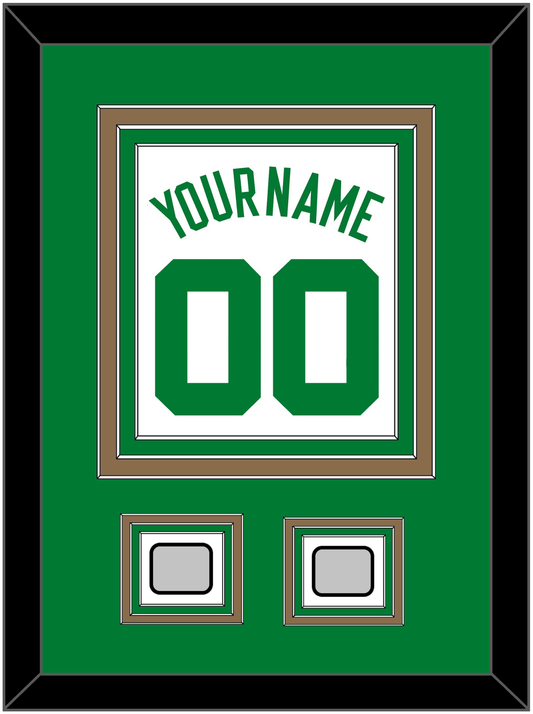 Boston Name & Number With 2 Trophy Patches - Home White (1972-2018) - Premier Tier 2