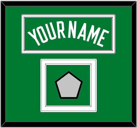 Boston Name & Finals Patch - Road Green (1972-2018) - Signature Tier 2