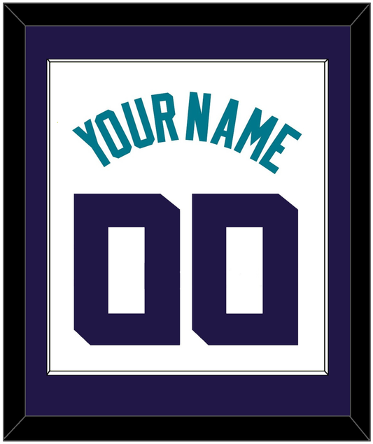Charlotte Name & Number - White Association (2014-2020) - Essential Tier 1