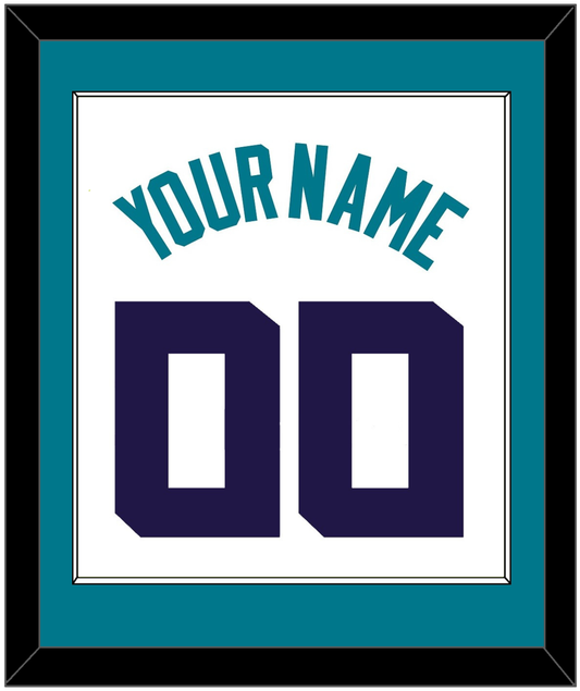 Charlotte Name & Number - White Association (2014-2020) - Essential Tier 2