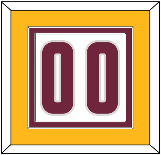Cleveland Number - Home White (2010-2017) - Signature Tier 4