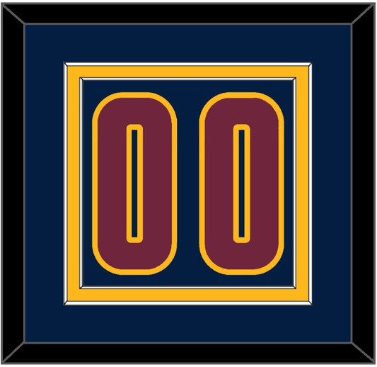 Cleveland Number - Alternate Blue (2014-2017) - Signature Tier 3