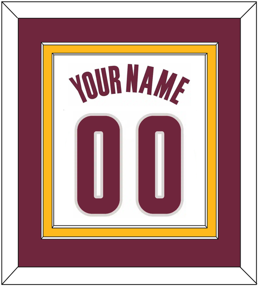 Cleveland Name & Number - Home White (2010-2017) - Signature Tier 3