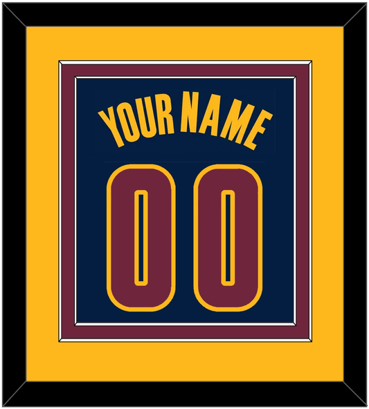 Cleveland Name & Number - Alternate Blue (2014-2017) - Signature Tier 4