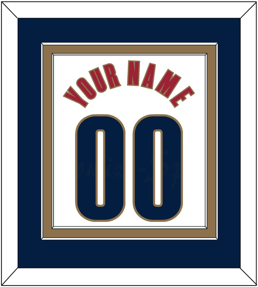 Cleveland Name & Number - Home White (2003-2010) - Signature Tier 4