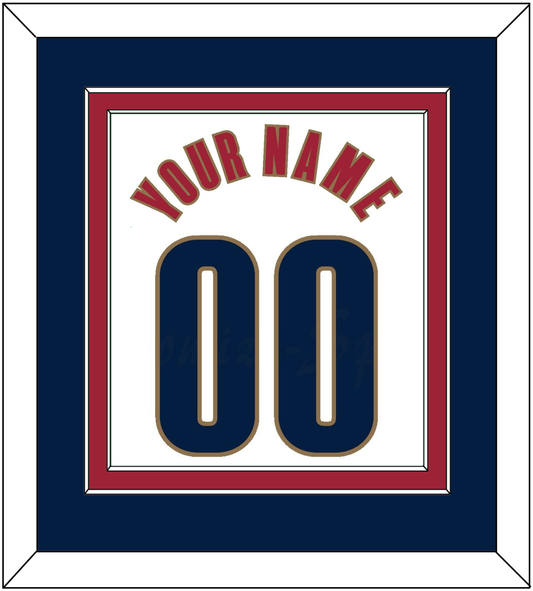 Cleveland Name & Number - Home White (2003-2010) - Signature Tier 5