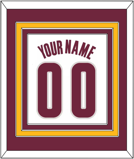 Cleveland Name & Number - Home White (2010-2017) - Premier Tier 2