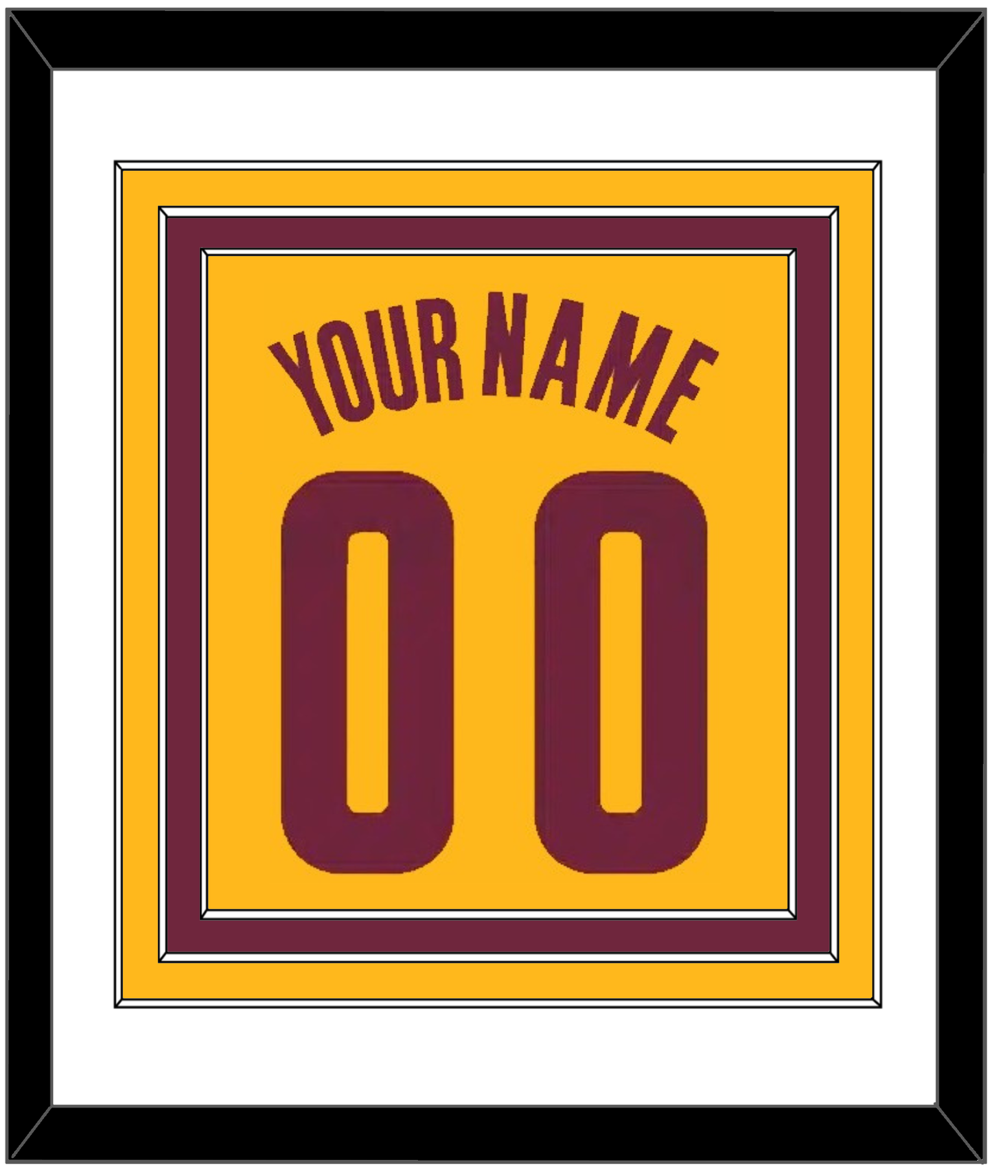 Cleveland Name & Full-Size Number - Combined