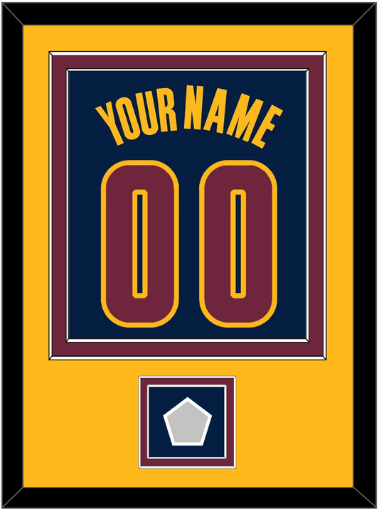 Cleveland Name & Number With Finals Patch - Alternate Blue (2014-2017) - Signature Tier 5