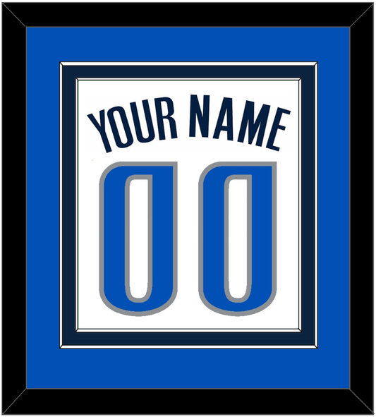 Dallas Name & Number - White Association - Signature Tier 3