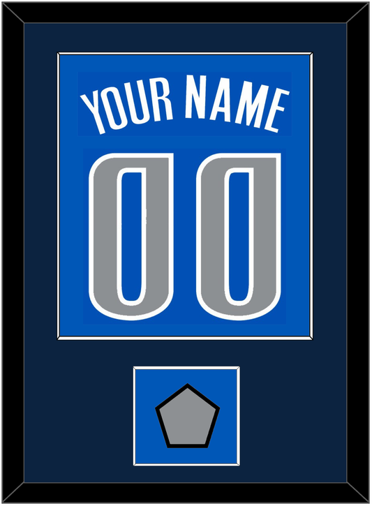 Dallas Name & Number With Finals Patch - Road Blue (2010-2017) - Essential Tier 2