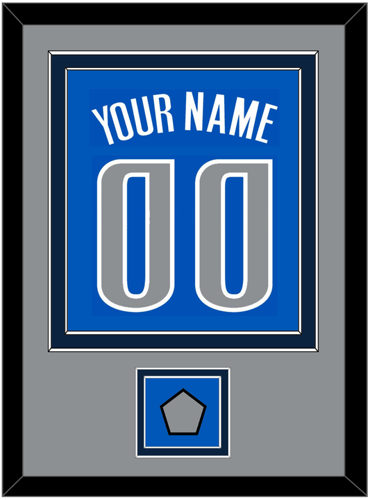 Dallas Name & Number With Finals Patch - Road Blue (2010-2017) - Signature Tier 3