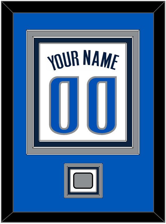 Dallas Name & Number With Finals Patch - Home White (2001-2017) - Premier Tier 3