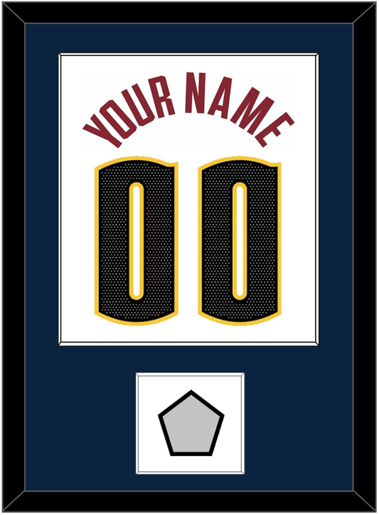 Denver Name & Number With Finals Patch - White Association - Essential Tier 1