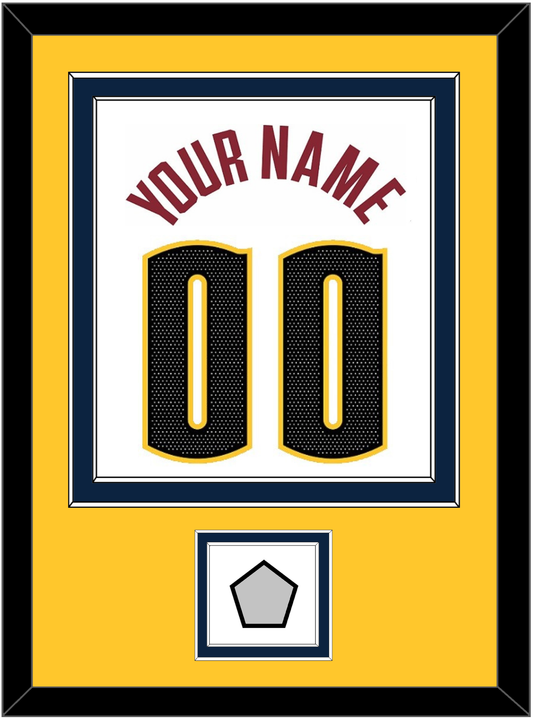Denver Name & Number With Finals Patch - White Association - Signature Tier 3