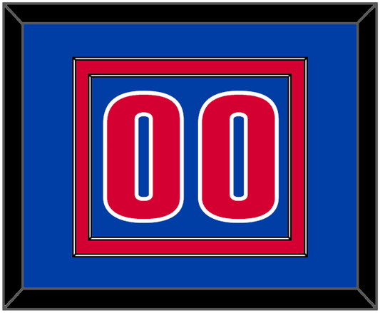 Detroit Number - Road Blue (2001-2017) - Signature Tier 2
