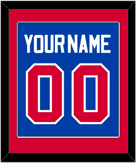 Detroit Name & Number - Road Blue (1981-1996) - Essential Tier 2