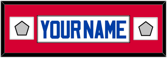 Detroit Name & 2 Champions Trophy Patches - Home White (1983-1996) - Essential Tier 4