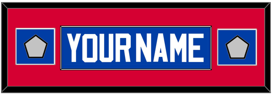 Detroit Name & 2 Champions Trophy Patches - Road Blue (1981-1996) - Essential Tier 4