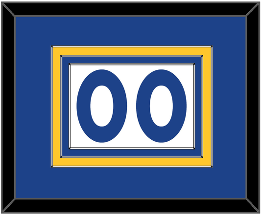Golden State Number - Home White (2010-2019) - Premier Tier 2