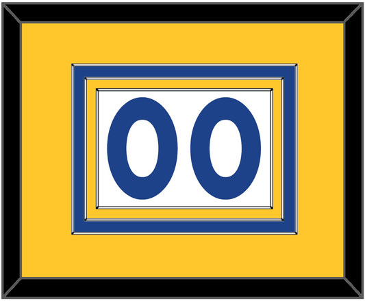 Golden State Number - Home White (2010-2019) - Premier Tier 3