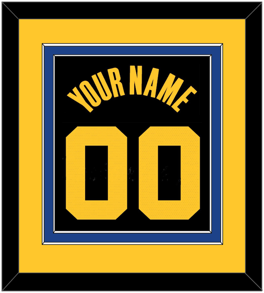 Golden State Name & Number - Black City (2021-2022) - Signature Tier 3