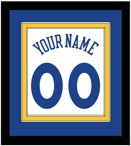 Golden State Name & Number - Home White (2010-2019) - Signature Tier 2