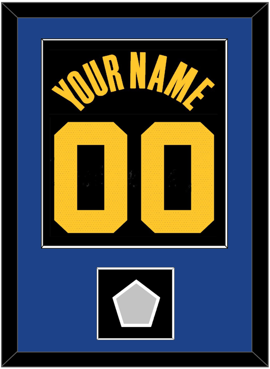 Golden State Name & Number With Finals Patch - Black City (2021-2022) - Essential Tier 2
