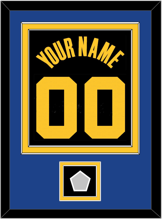 Golden State Name & Number With Champions Patch - Black City (2021-2022) - Signature Tier 3