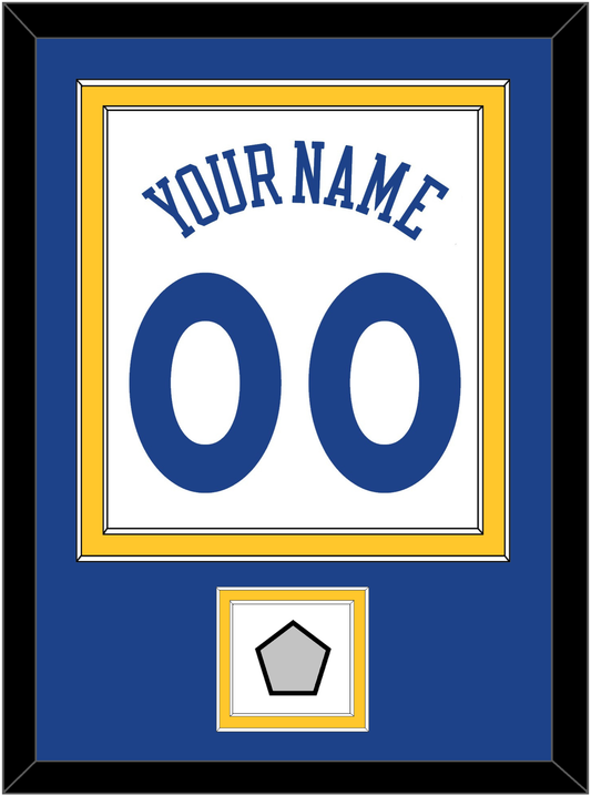 Golden State Name & Number With Champions Patch - Home White (2010-2019) - Signature Tier 2