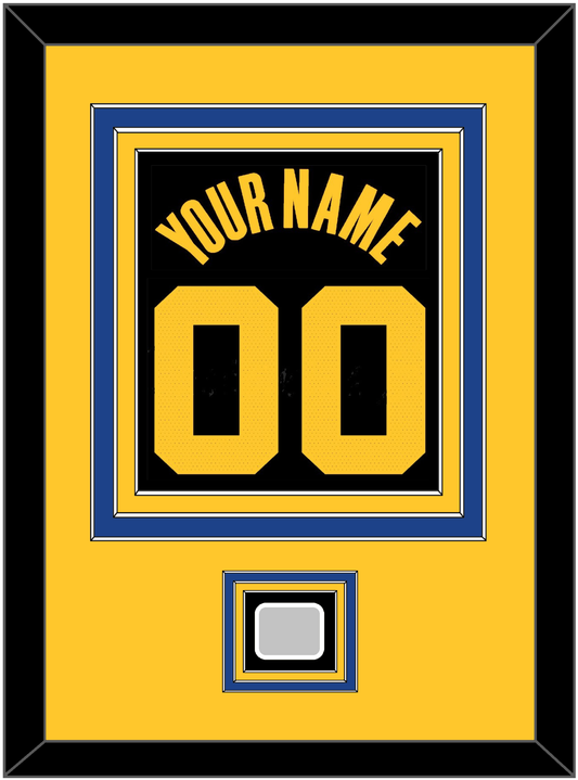 Golden State Name & Number With Finals Patch - Black City (2021-2022) - Premier Tier 4