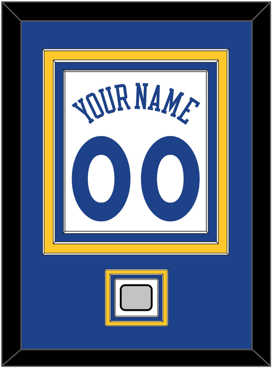 Golden State Name & Number With Finals Patch - Home White (2010-2019) - Premier Tier 2