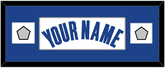 Golden State Name & 2 Finals Patches - White Association - Essential Tier 2